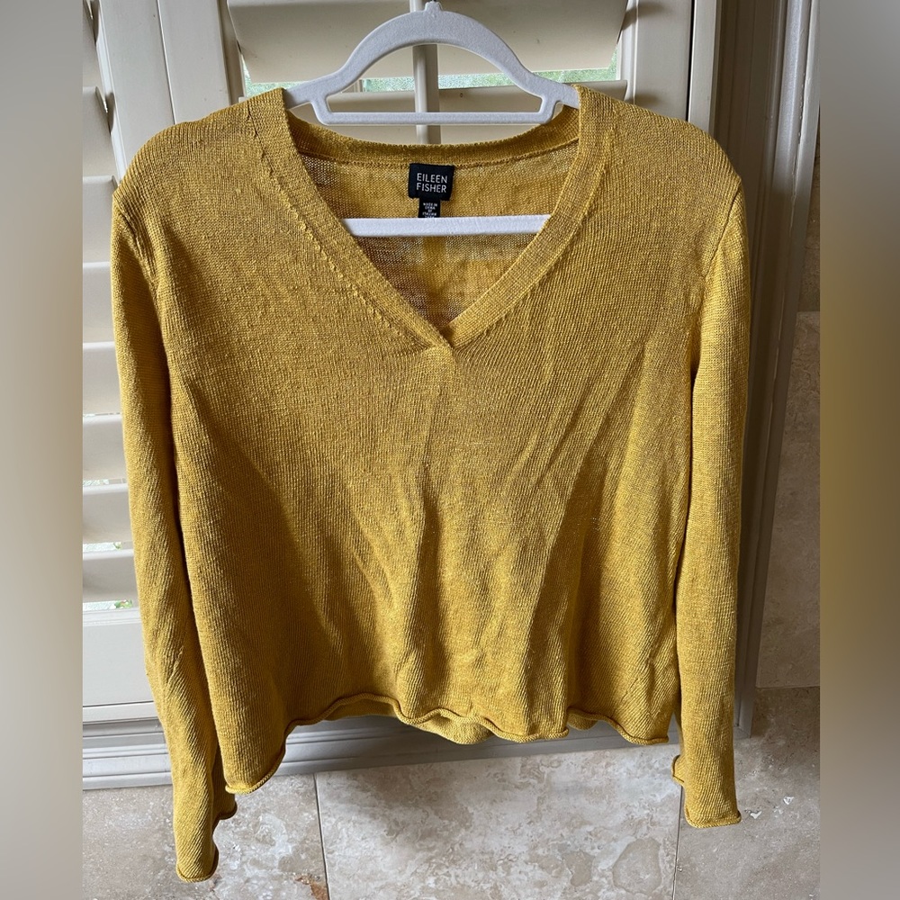 Eileen Fisher V neck sweater